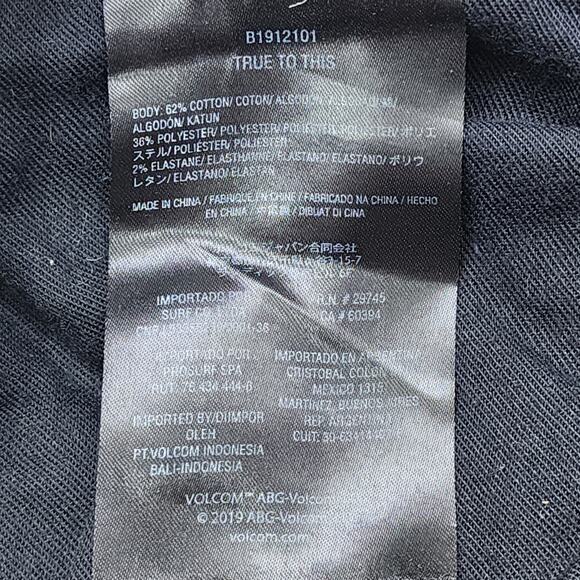 Volcom Jeans Womens 26 Tan Animal Print Liberator High Rise Ankle Stretch Denim - Picture 8 of 14